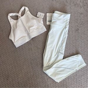 White Fabletics Matching Set
